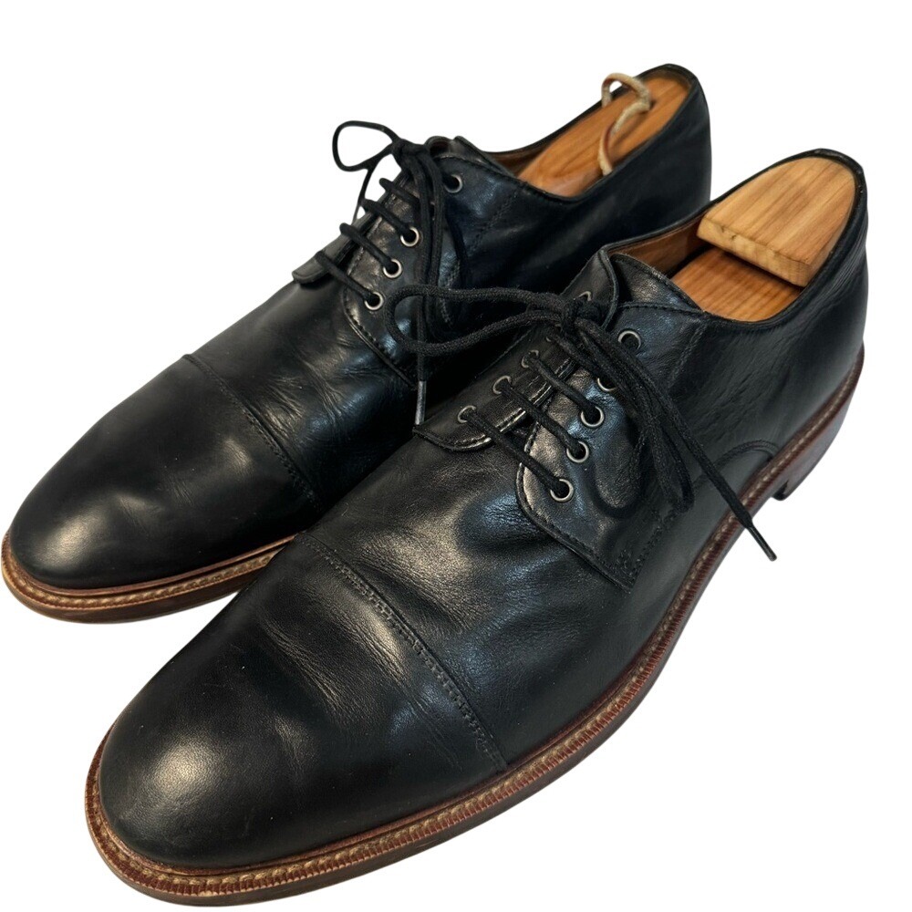 BLAKE MCKAY Cap-toe lace-up leather‎ dress shoes, Size 11, GUC